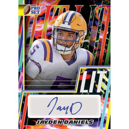 2024 Leaf Pro Set Metal Football Cards - Jayden Daniels