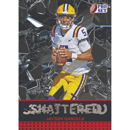 2024 Leaf Pro Set Metal Football Cards - Jayden Daniels