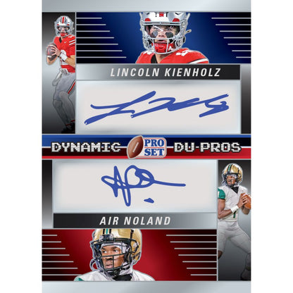 2024 Leaf Pro Set Metal Football Cards - Lincoln Kienholz_Air Noland