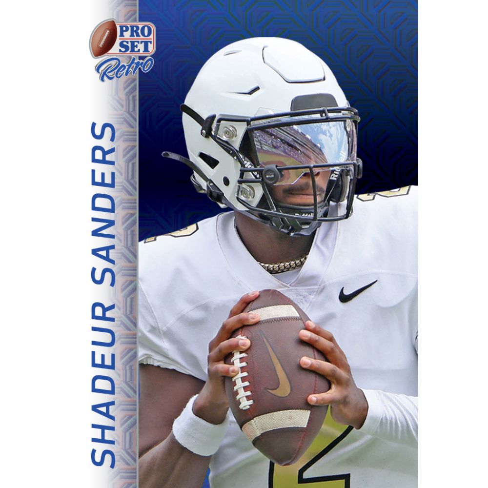 2024 Leaf Pro Set Metal Football Cards - Shadeur Sanders