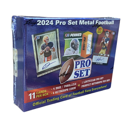2024 Leaf Pro Set Metal Football Hobby Box