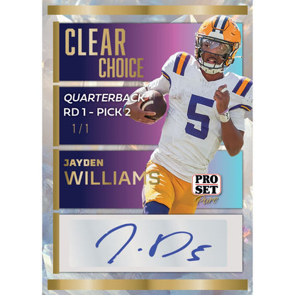 2024 Leaf Pro Set Pure Football Solo - Trading Card Market