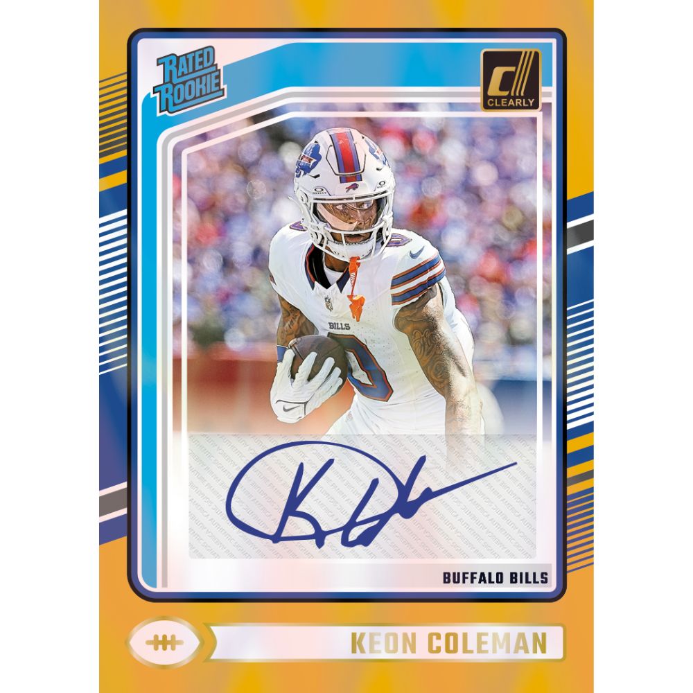 2024 Panini Clearly Donruss Football Cards - Keon Coleman
