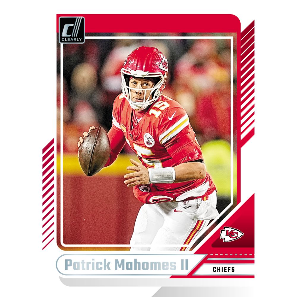 2024 Panini Clearly Donruss Football Cards - Patrick Mahomes