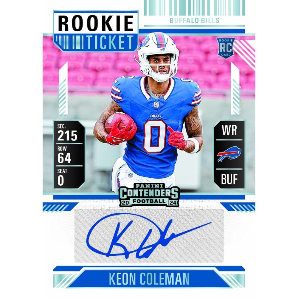2024 Panini Contenders Football Retail Box – Trading Card Market