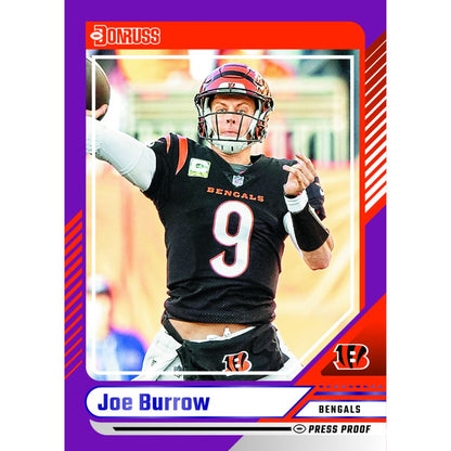 2024 Panini Donruss Football Cards - Joe Burrow