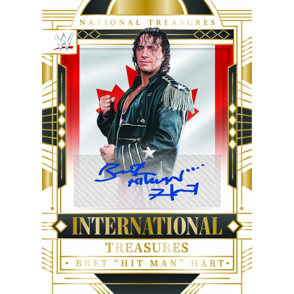 2024 Panini National Treasures WWE Cards - Bret Hart