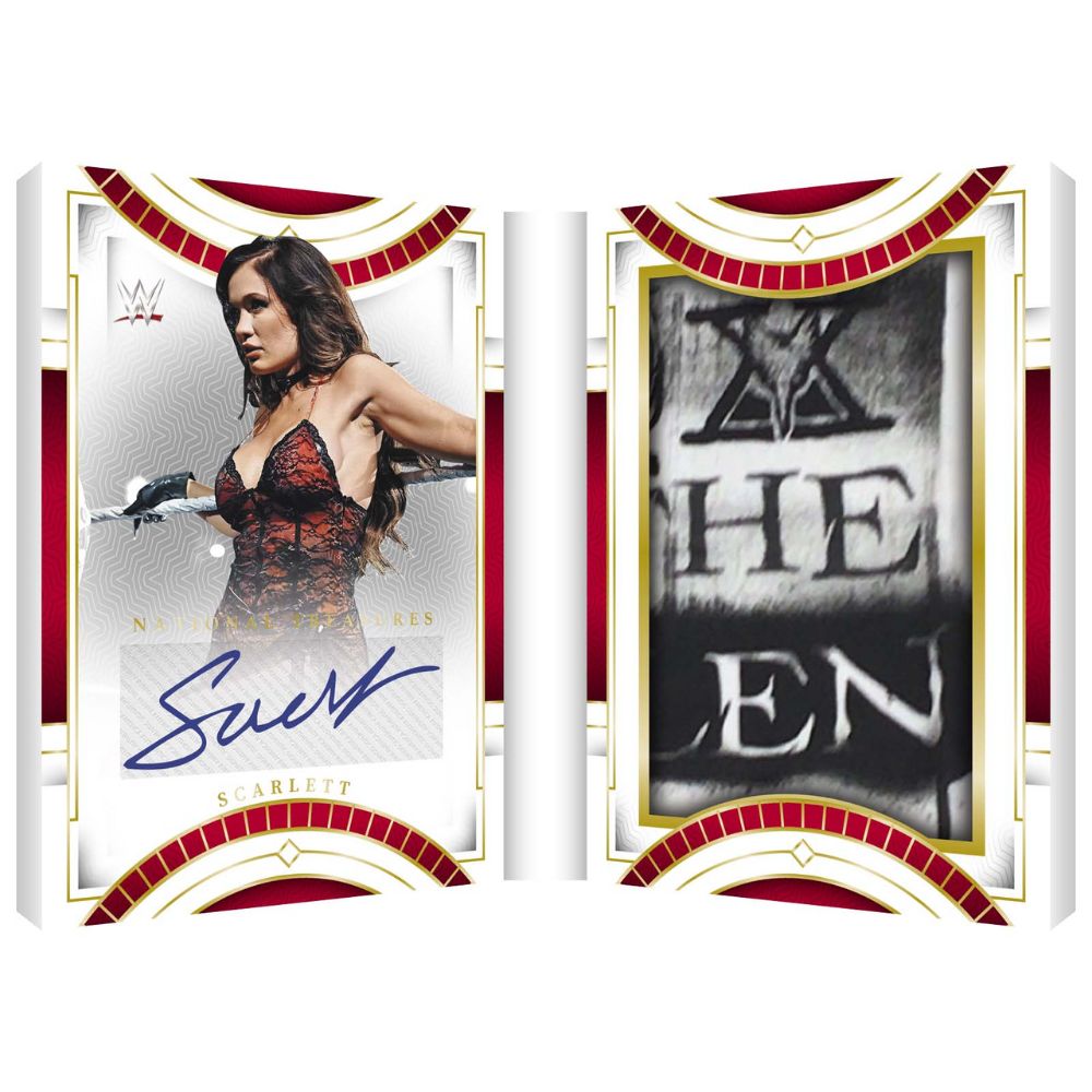 2024 Panini National Treasures WWE Cards - Scarlett