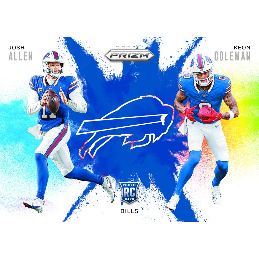 2024 Panini Prizm Football Cards - Josh Allen_Keon Coleman