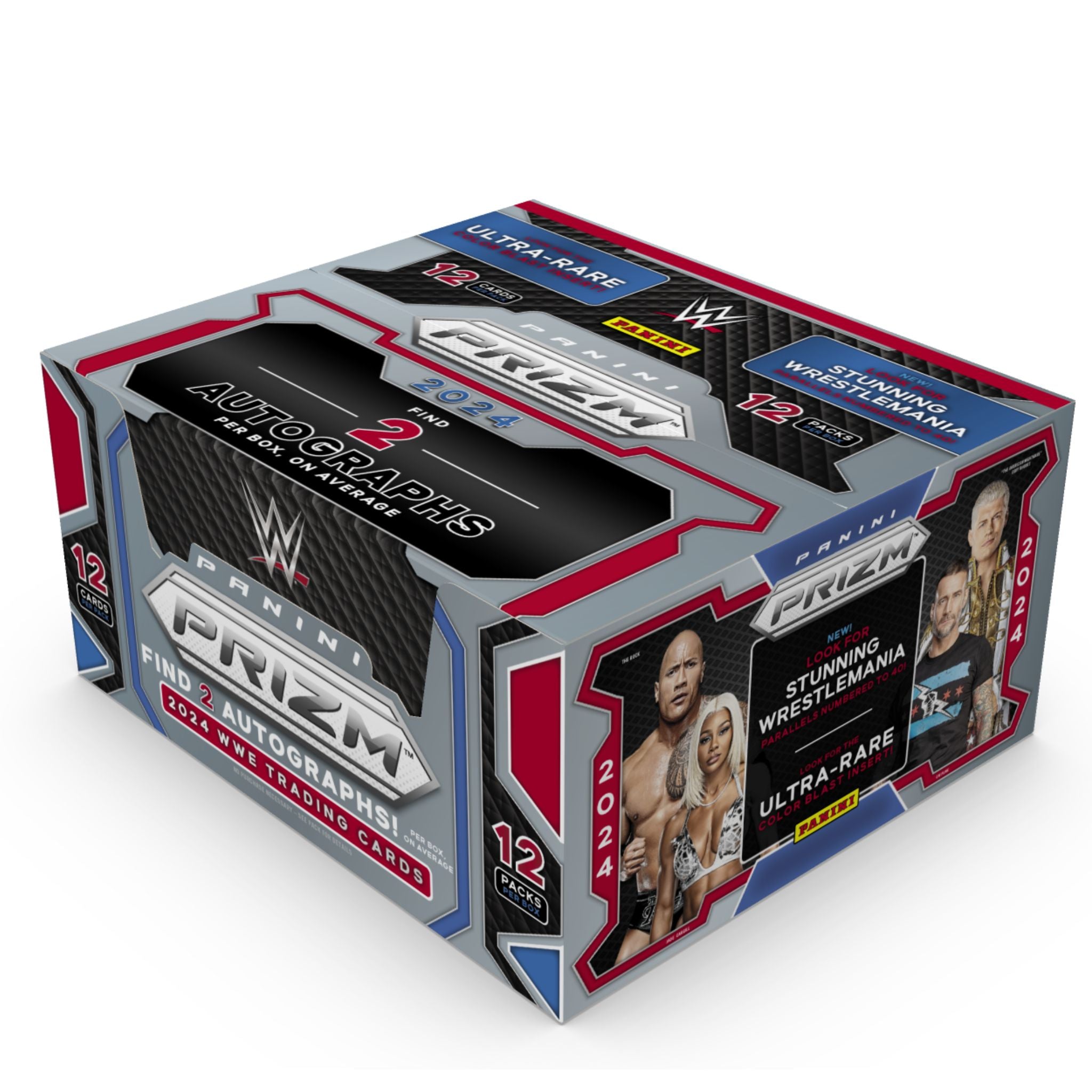 12x New cheapest Sealed Panini 2022 Prizm WWE Hanger Packs Debut Edition 15 cards