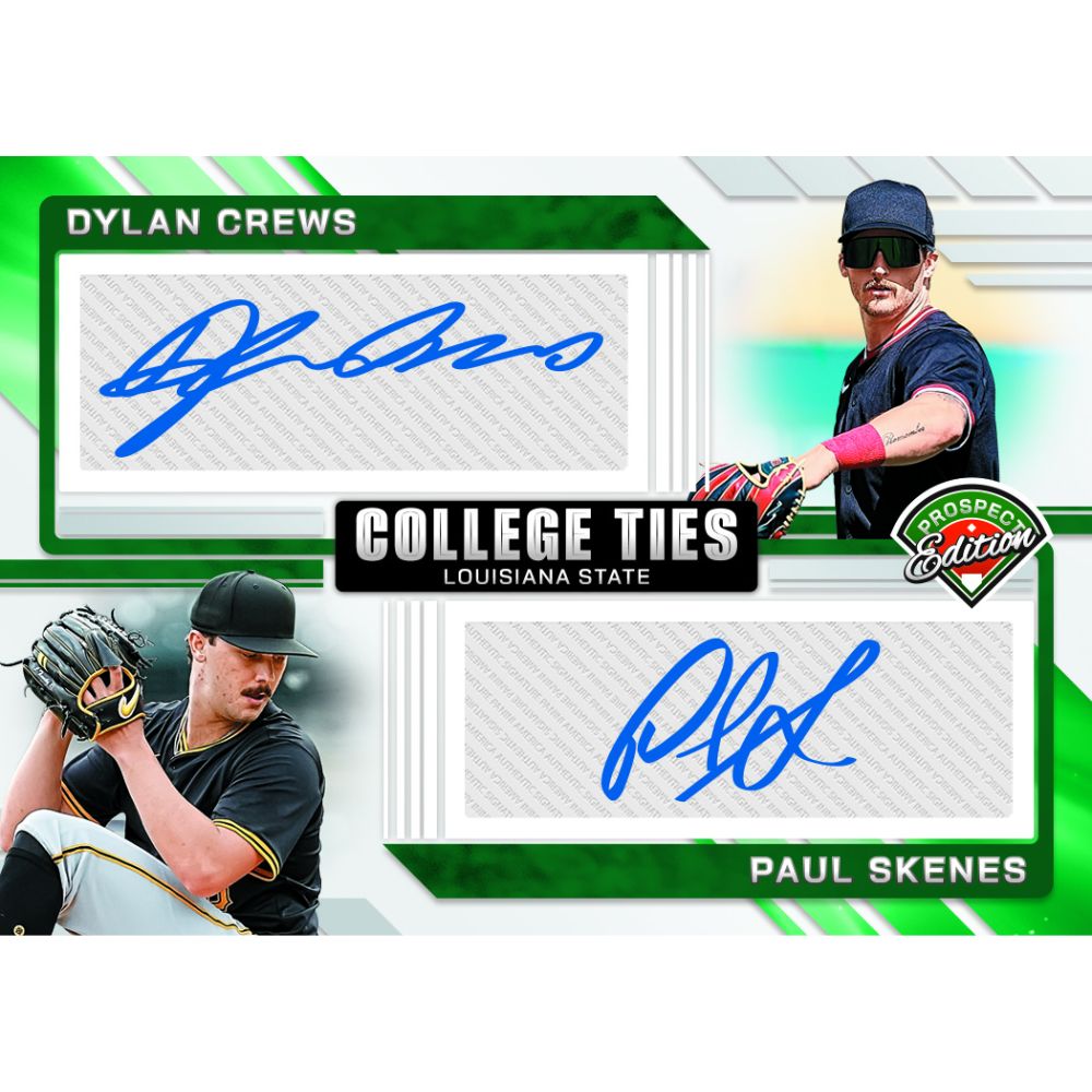 2024 Panini Prospect Edition Baseball Cards - Dylan Crews_Paul Skenes