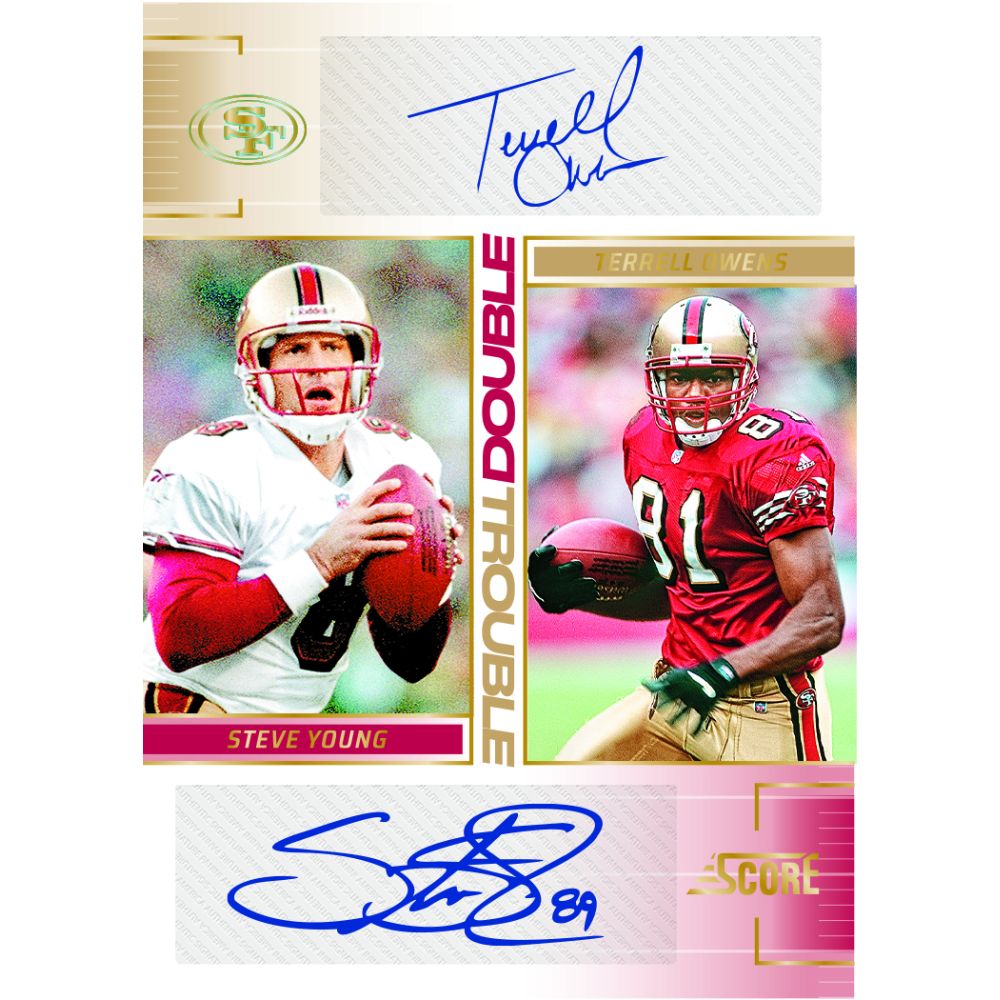 2024 Panini Score Football Cards - Steve Young_Terrell Owens