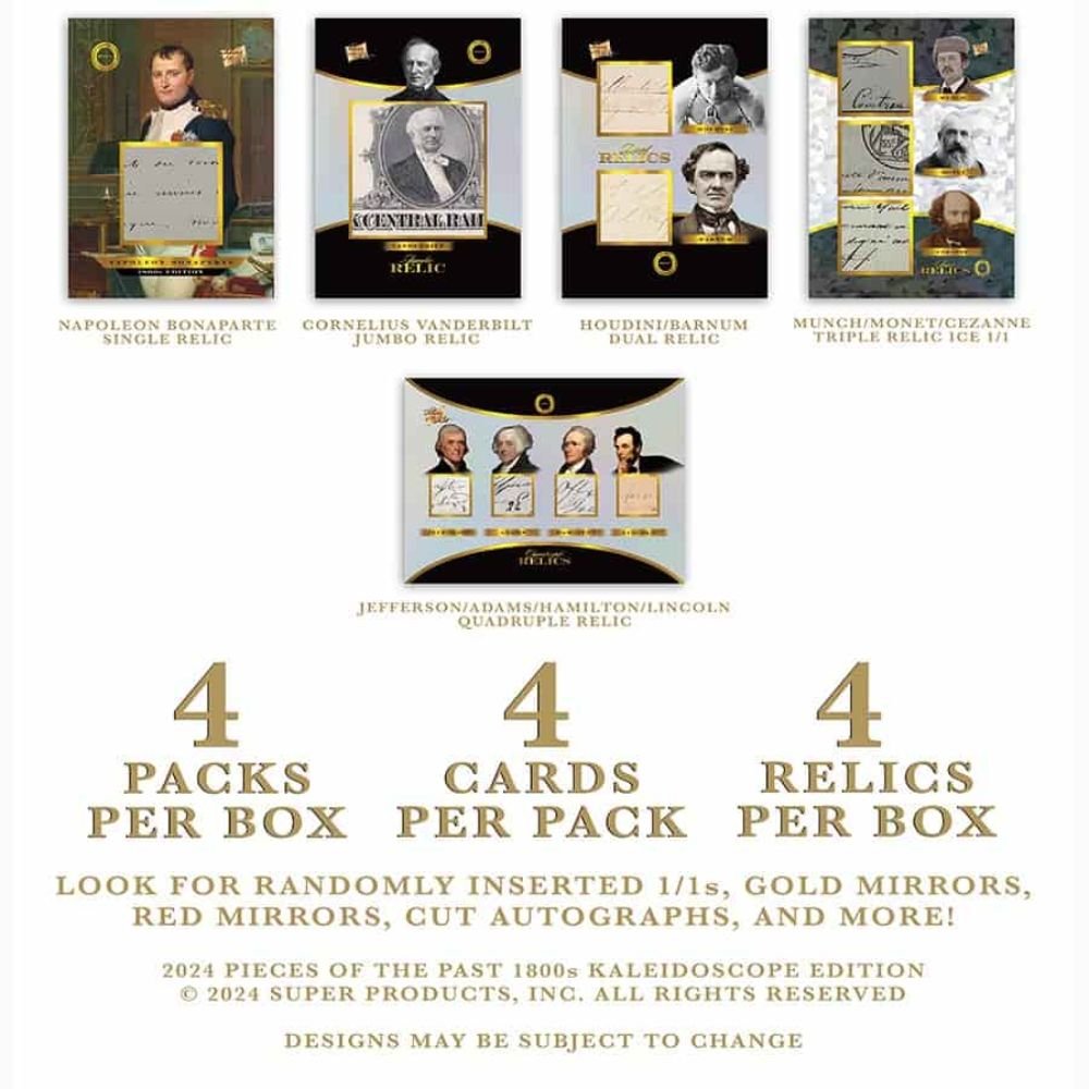 2024 Pieces of the Past 1800's Kaleidoscope Edition - Trading Card Market