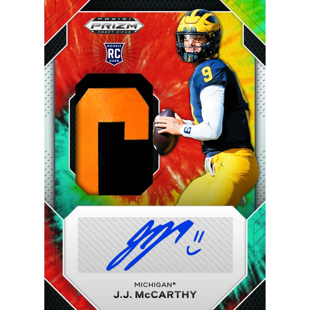 2024 Panini Prizm Draft Picks Collegiate Football Cards - JJ McCarthy