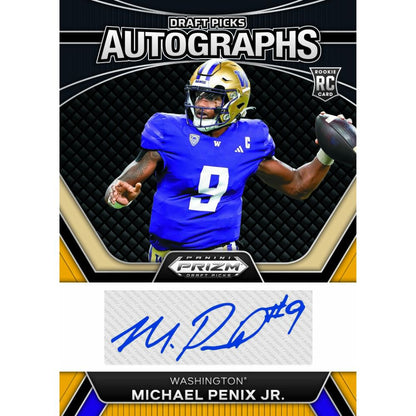 2024 Panini Prizm Draft Picks Collegiate Football Cards - Michael Penix Jr.