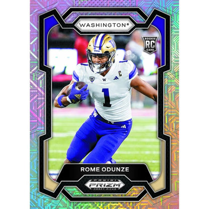 2024 Panini Prizm Draft Picks Collegiate Football Cards - Rome Odunze