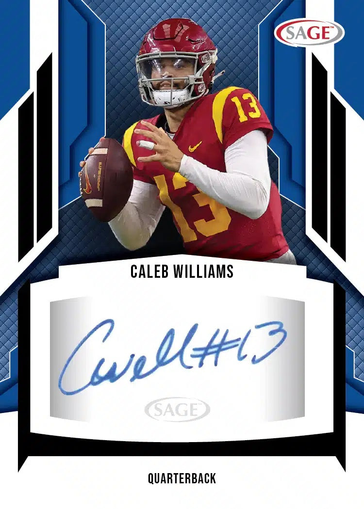2024 Sage Low Series Football-Caleb Williams_Auto