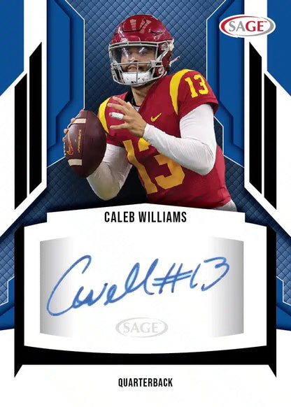 2024 Sage Low Series Football-Caleb Williams_Auto