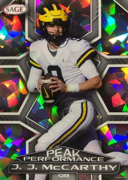 2024 Sage Low Series Football-J.J. McCarthy_Peak Performance