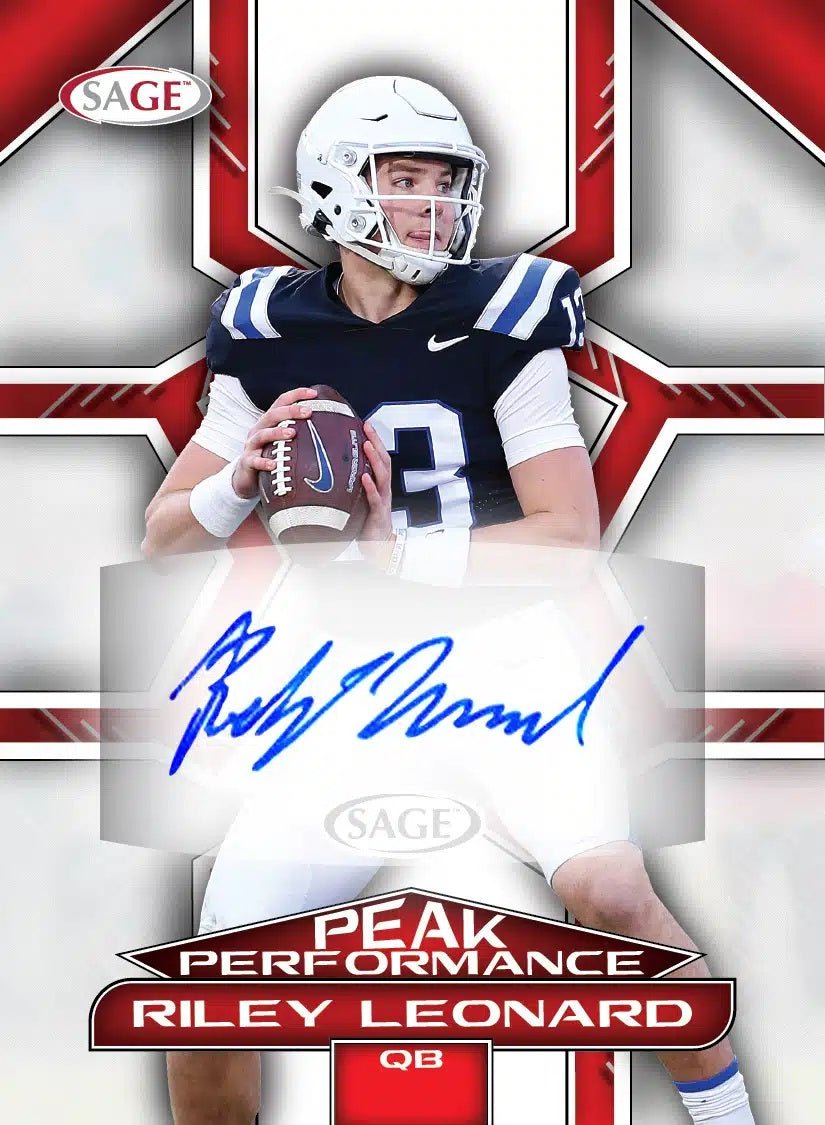 2024 Sage Low Series Football Hobby Box - Trading Card Market