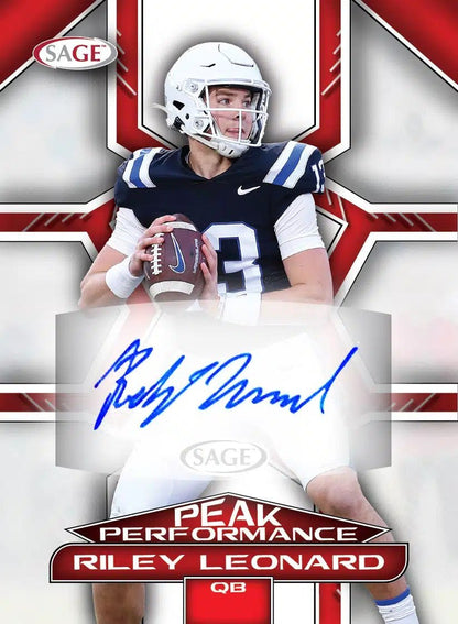 2024 Sage Low Series Football Hobby Box - Trading Card Market