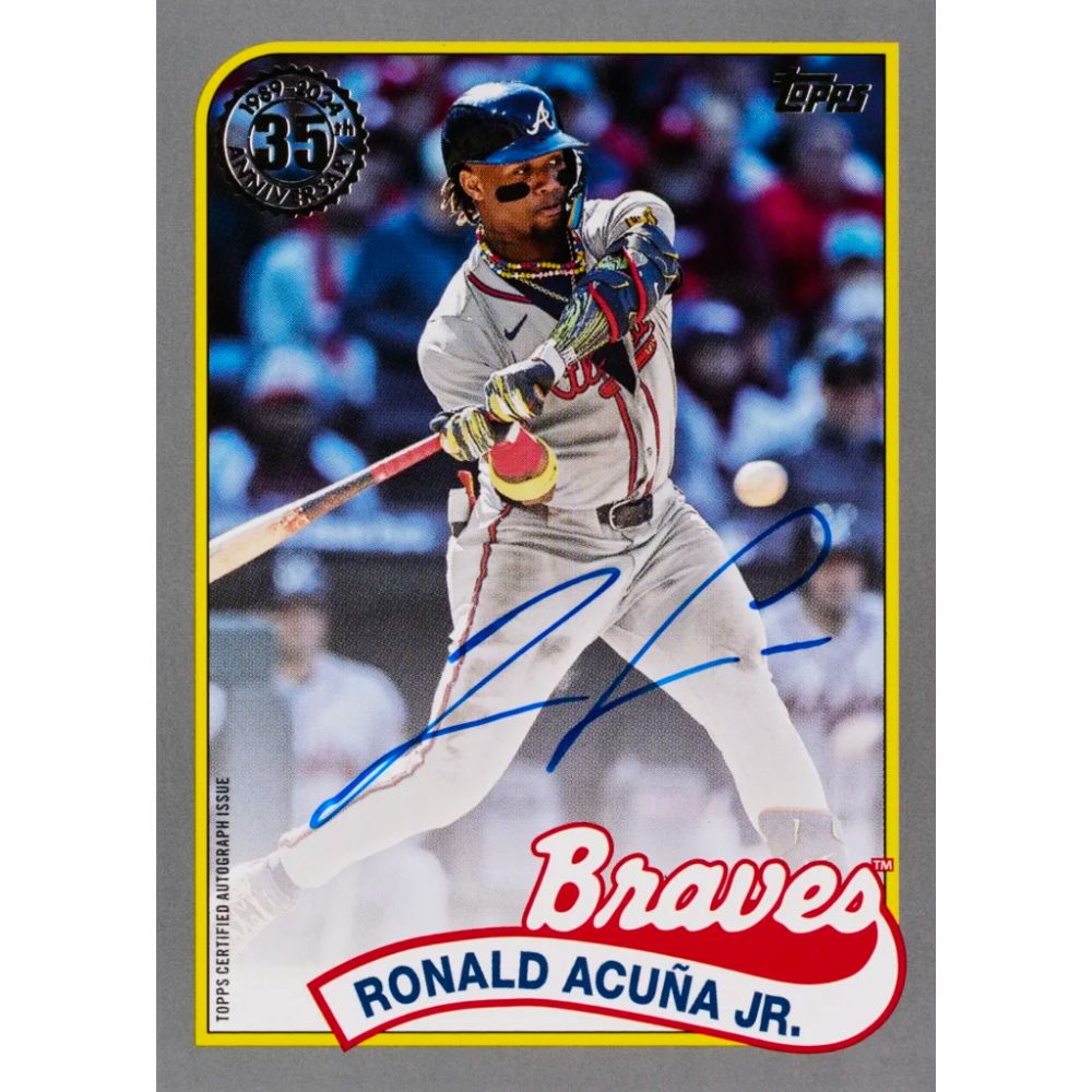 2024 Topps Update Series Baseball Cards - Ronald Acuna Jr Auto