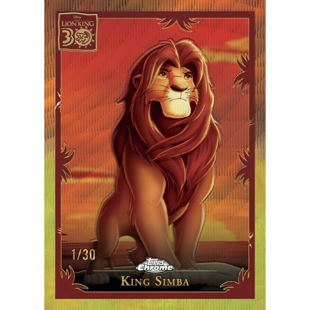 2024 Topps Chrome Disney Cards-King Simba