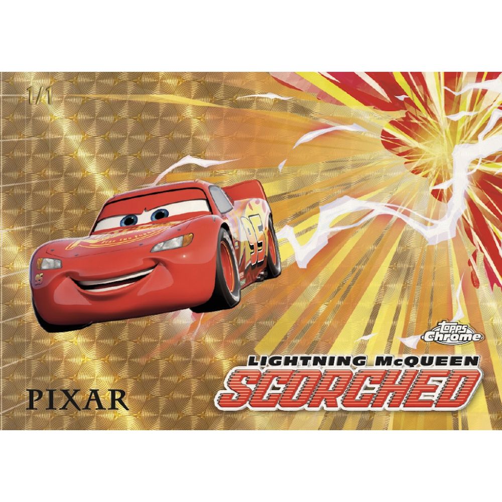 2024 Topps Chrome Disney Cards-Lightning McQueen