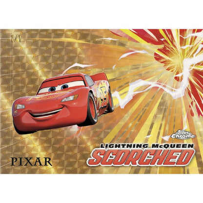 2024 Topps Chrome Disney Cards-Lightning McQueen