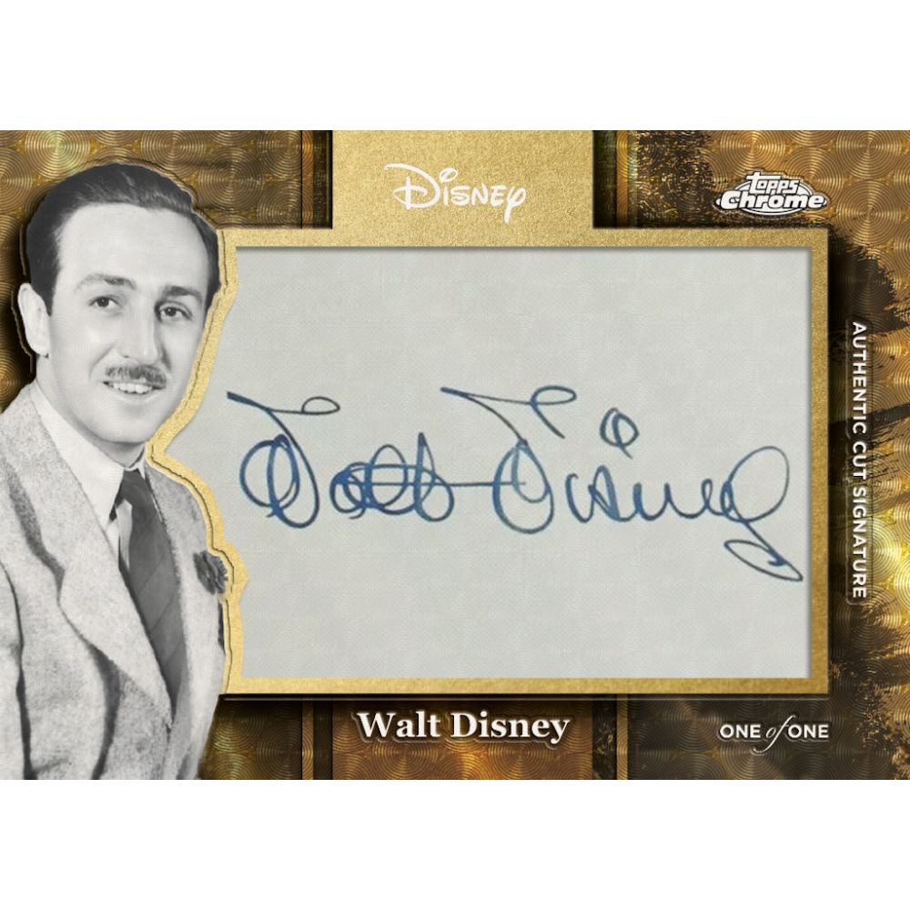 2024 Topps Chrome Disney Cards-Walt Disney Auto