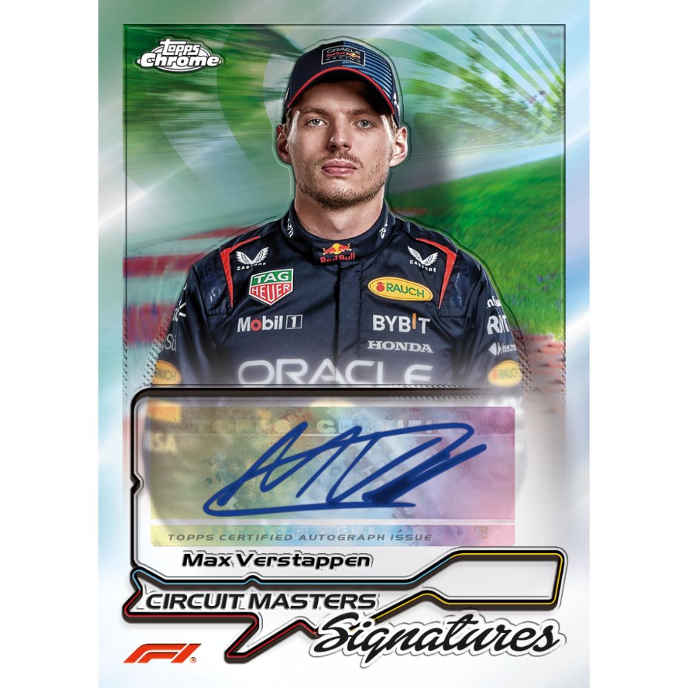 2024 Topps Chrome Formula 1 Racing Cards - Max Verstappen Auto