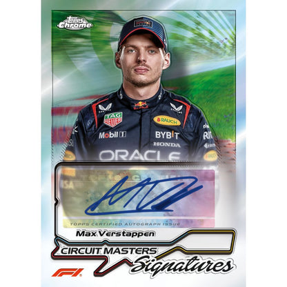 2024 Topps Chrome Formula 1 Racing Cards - Max Verstappen Auto
