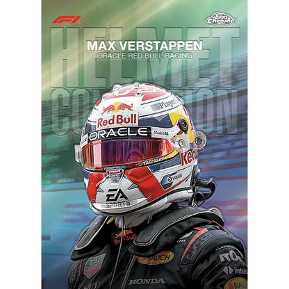 2024 Topps Chrome Formula 1 Racing Cards - Max Verstappen Helmet