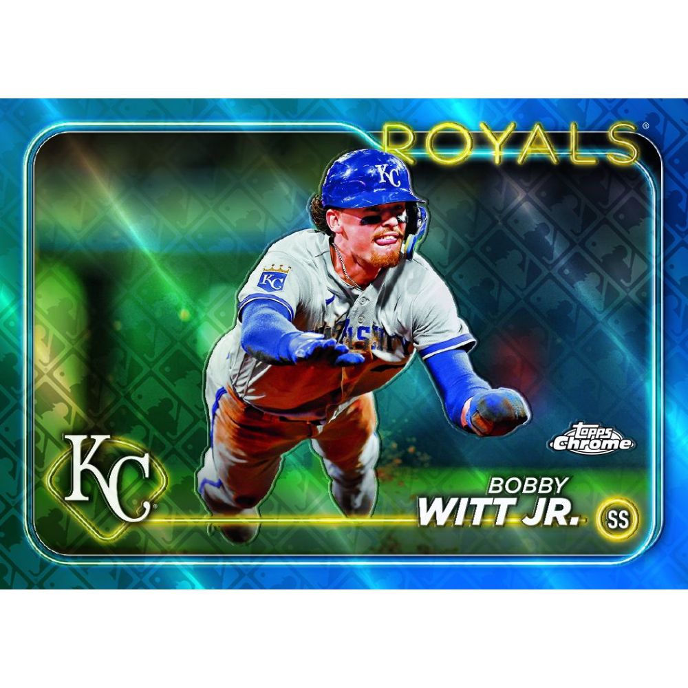2024 Topps Chrome Logofractor Baseball Cards-Bobby Witt Jr
