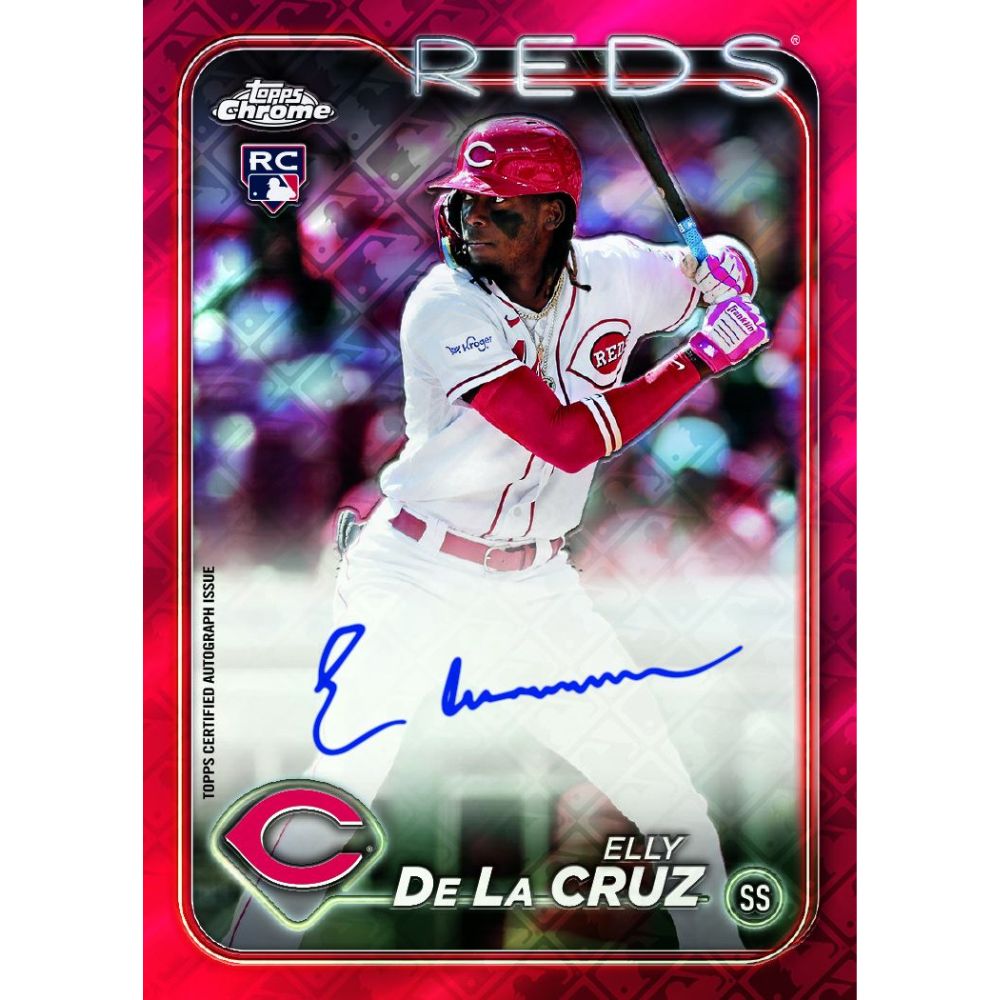 2024 Topps Chrome Logofractor Baseball Cards-Elly De La Cruz