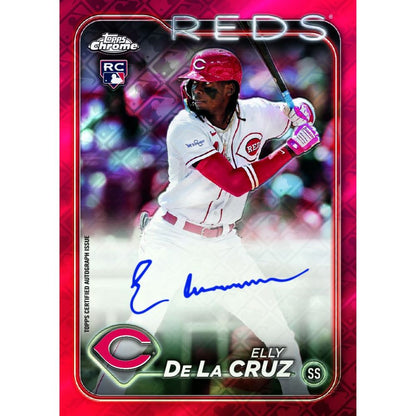 2024 Topps Chrome Logofractor Baseball Cards-Elly De La Cruz