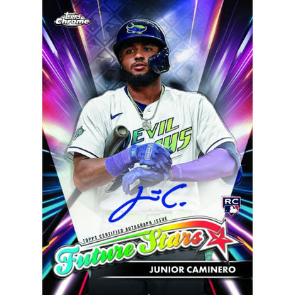 2024 Topps Chrome Logofractor Baseball Cards-Junior Caminero
