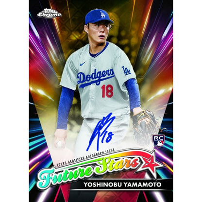 2024 Topps Chrome Logofractor Baseball Cards-Yoshinobu Yamamoto