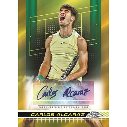 2024 Topps Chrome Tennis Cards - Carlos Alcaraz
