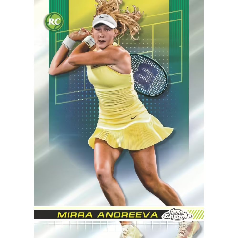 2024 Topps Chrome Tennis Cards - Mirra Andreeva