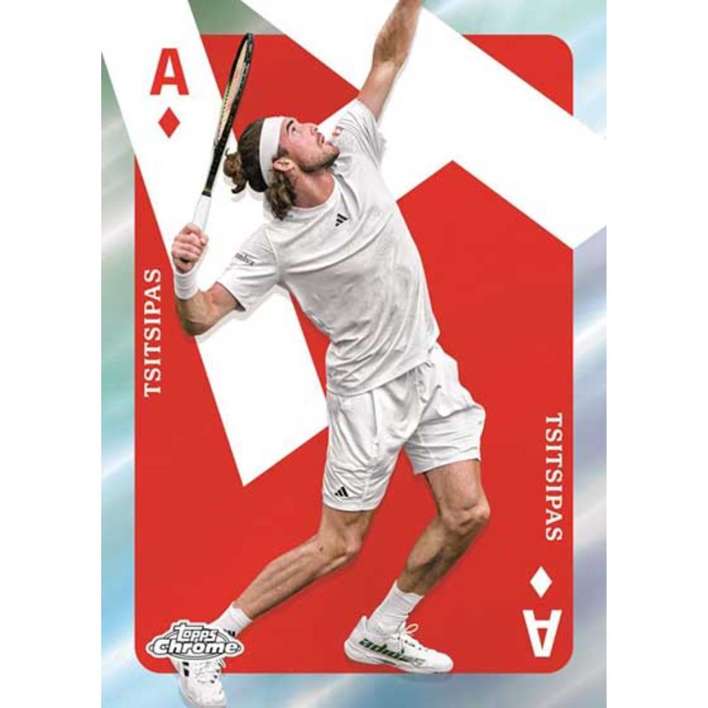 2024 Topps Chrome Tennis Cards - Tsitsipas