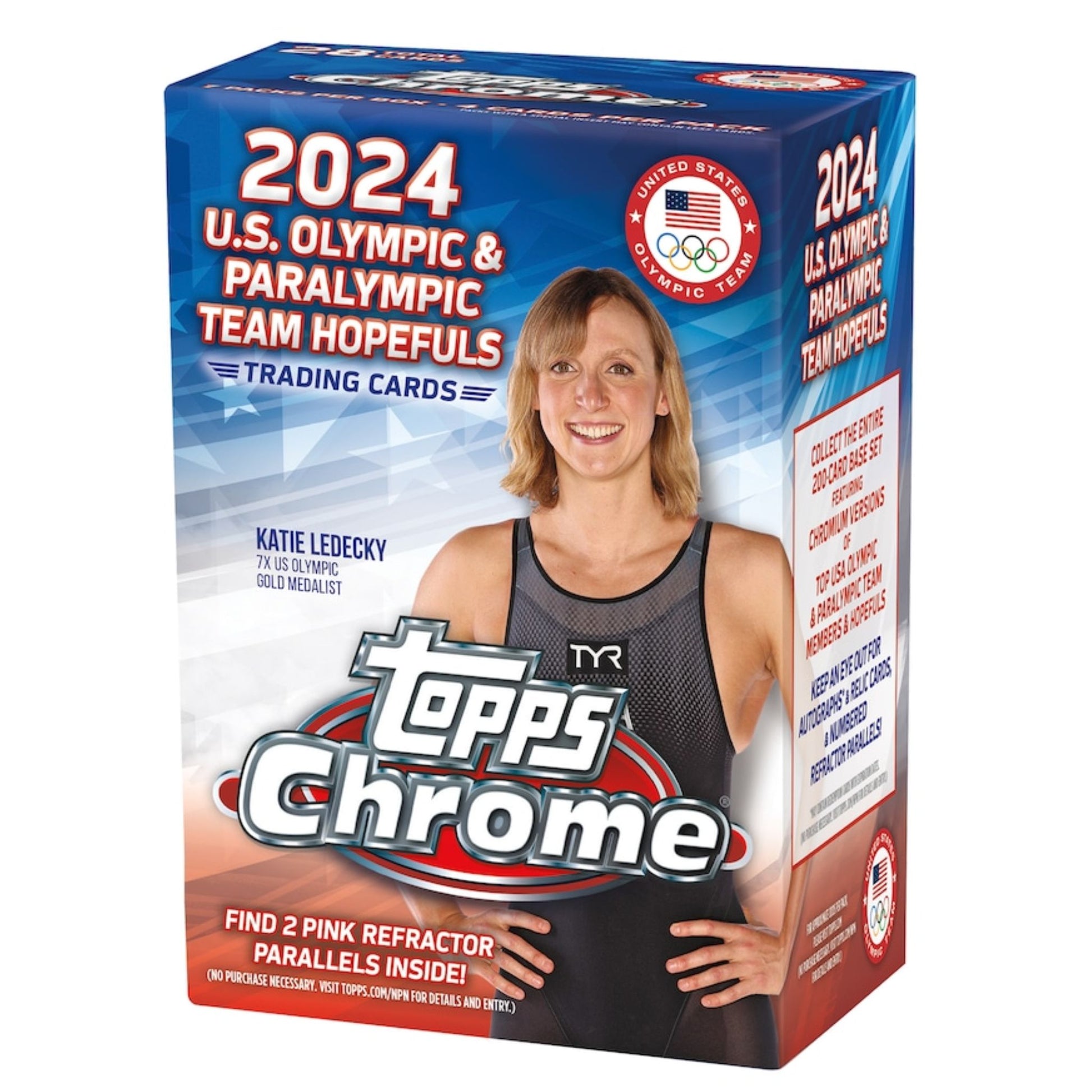2024 Topps Chrome US Olympic & Paralympic Hopefuls Blaster Box