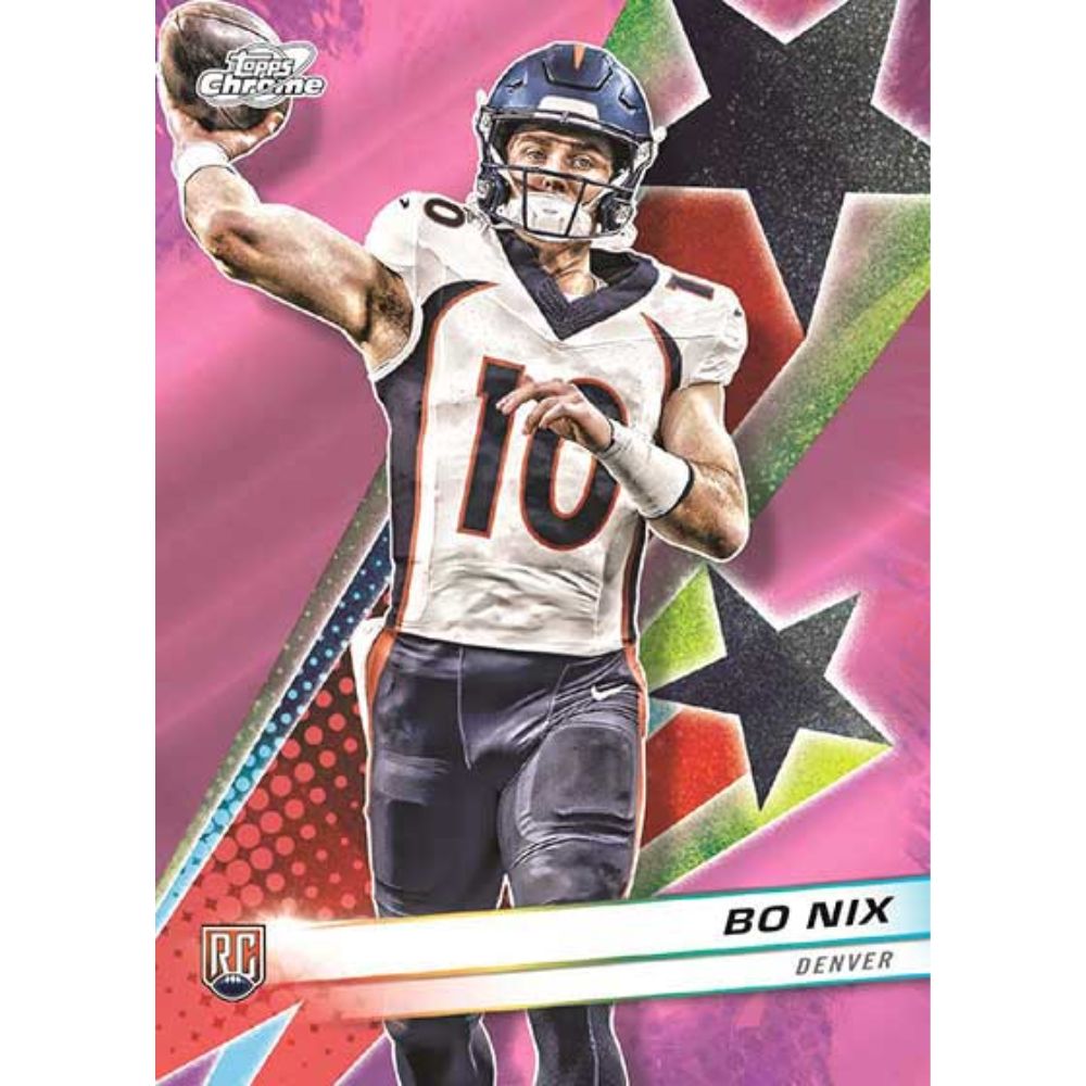 2024 Topps Cosmic Chrome Football Cards - Bo Nix
