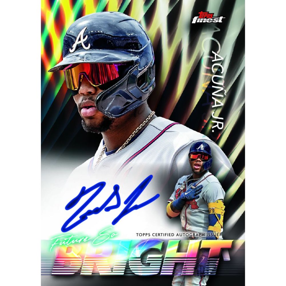 2024 Topps Finest Baseball Cards - Acuna Jr