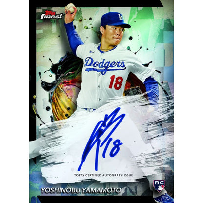 2024 Topps Finest Baseball Cards - Yoshinobu Yamamoto