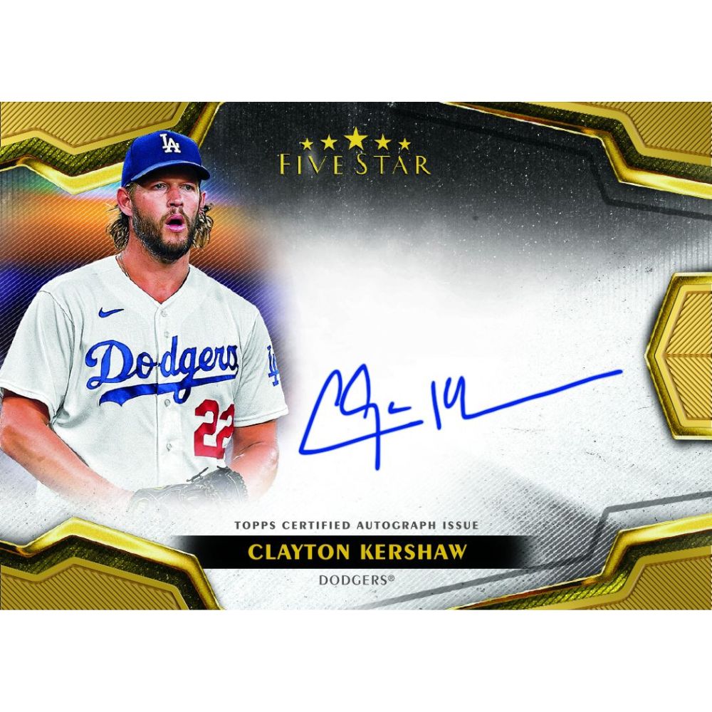 2024 Topps Five Star Baseball Cards - Clayton Kershaw