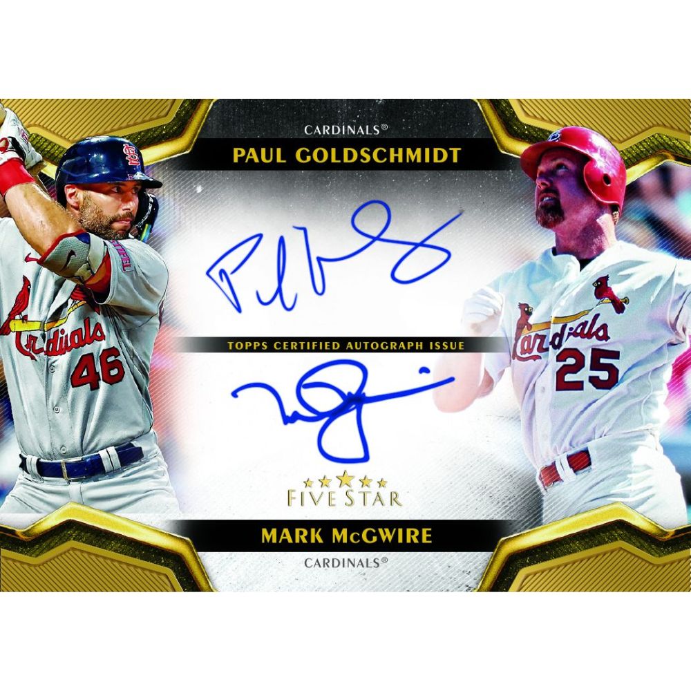 2024 Topps Five Star Baseball Cards - Paul Goldschmidt_Mark McGwire