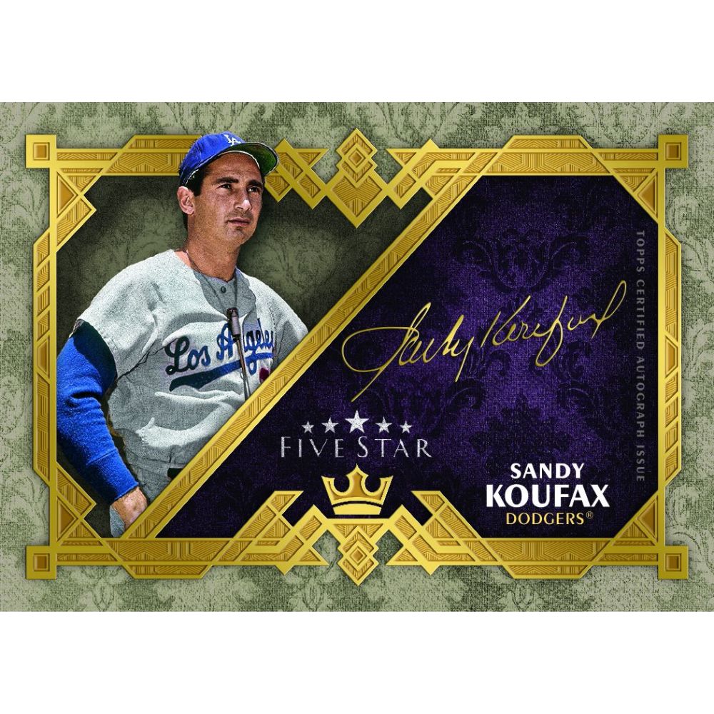 2024 Topps Five Star Baseball Cards - Sandy Koufax