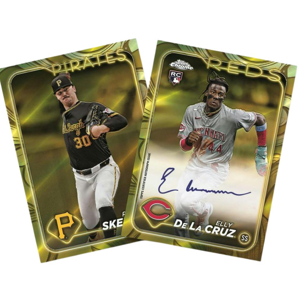 2024 Topps Gilded Collection Baseball Cards - Skenes_De-La-Cruz