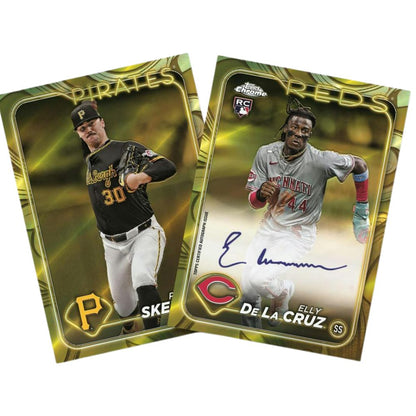2024 Topps Gilded Collection Baseball Cards - Skenes_De-La-Cruz